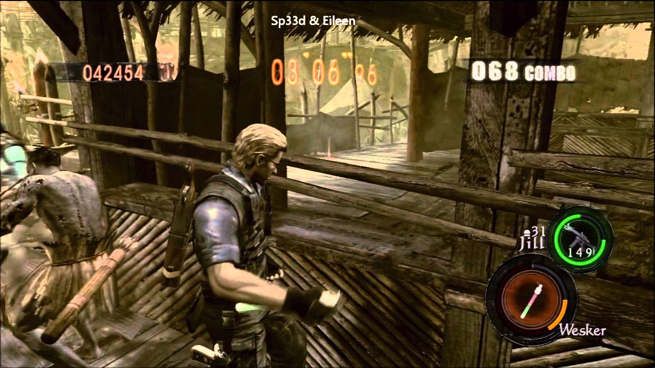 906K 133Combo Village [Wesker/Jill] [Resident Evil 5 Mercenaries Duo]